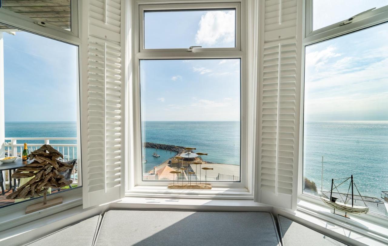 Stunning Sea Views Ventnor Apartment المظهر الخارجي الصورة